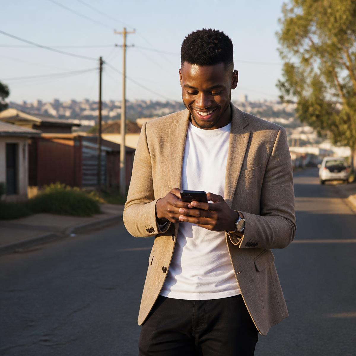 South African customer applying online